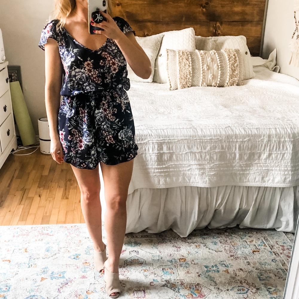 Cotton on floral romper